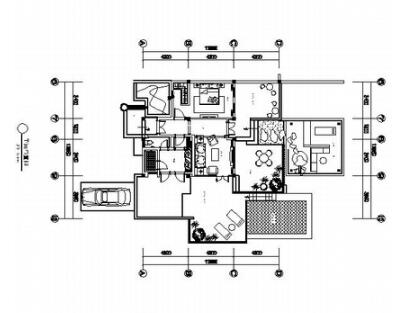 [石家庄]北美风格酒店式公寓室内CAD设计施工图-1