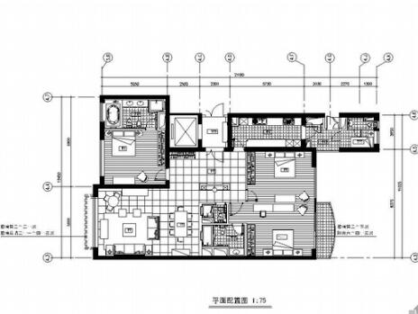 高档三居住宅装修图-1