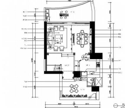 [深圳]知名楼盘欧式3层别墅室内设计CAD施工图（含效果图...-1