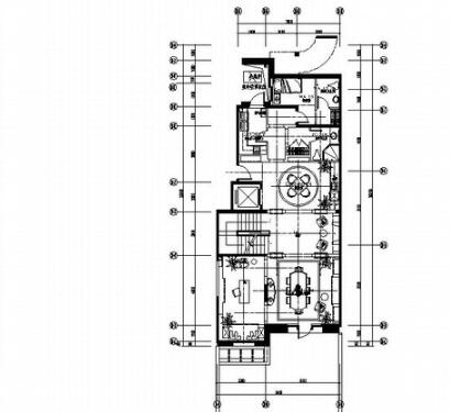 [北京]优雅法兰西风情三层别墅住宅CAD施工图（含效果...-1