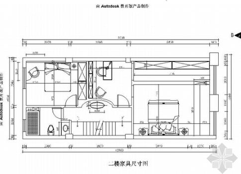 [扬州]美式豪华复古3层别墅CAD施工图（含效果图）-1