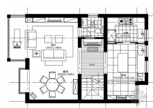 [上海]精品温馨现代风格三层别墅装修室内设计施工图（含...-1