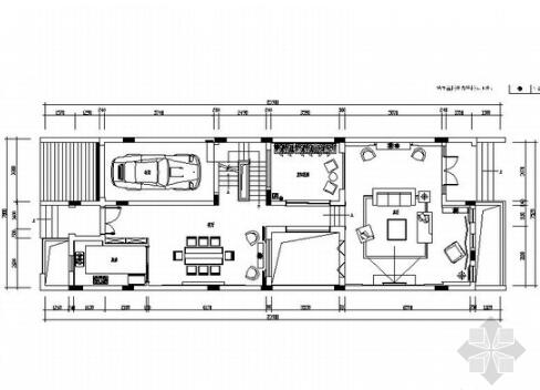 [海南]精装现代简约3层别墅室内设计全套CAD施工图（含...-1