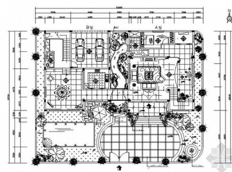 [三亚]欧式豪华花园别墅室内设计施工图-1