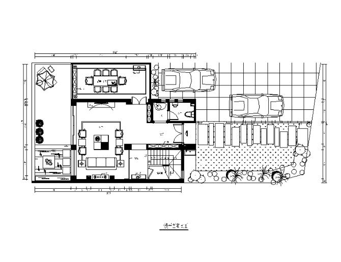 [福建]建欧现代风格别墅设计CAD施工图（含效果图）-1