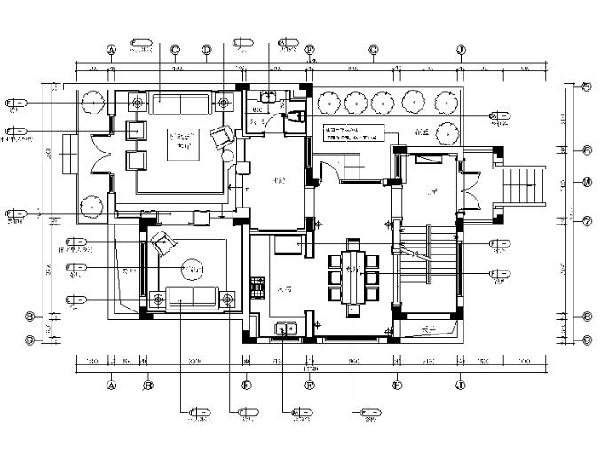 [上海]欧式风格双拼别墅CAD施工图（含效果图实景图、3D...-1
