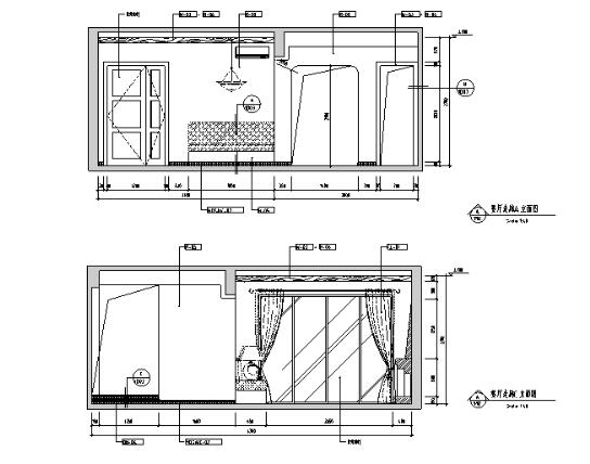 亚时代海岸B-3户型红色墨西哥样板房室内设计施工图-1