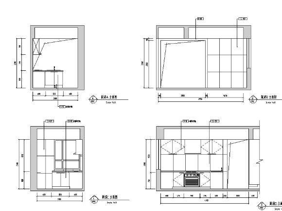 三亚时代海岸C-2蓝色维也纳样板间室内设计施工图-1