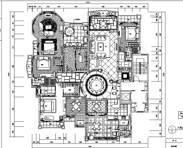 [北京]邱德光星河湾F型样板间施工图-1