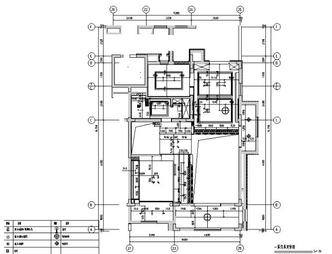 [山东]建邦原香溪谷上跃户型样板间设计施工图（附效果...-1