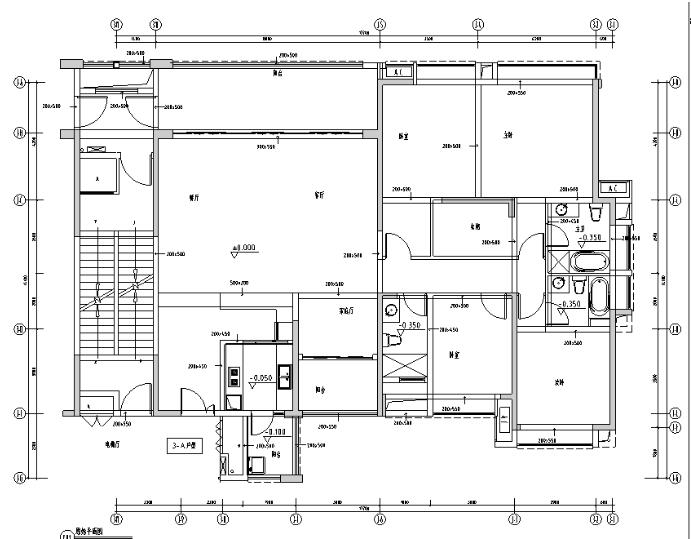 [东莞]鼎峰源著三期样板房施工图（附方案）-1