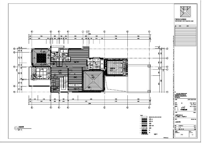 新华学府某别墅J1-2户型室内设计施工图-1
