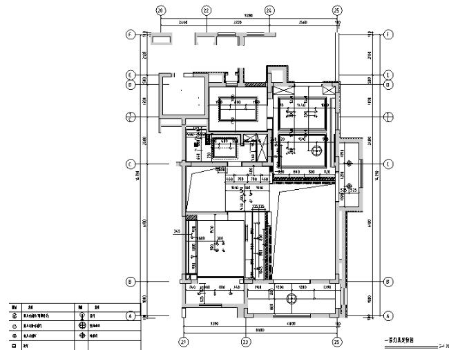 [山东]建邦原香溪谷上跃户型样板间设计施工图（附效果...-1