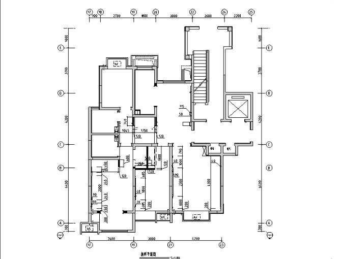 浪漫法式风格星河上城样板间设计施工图（附效果图）-1