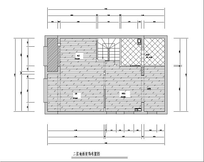 [内蒙古]法式乡村样板间设计施工图（附效果图）-1