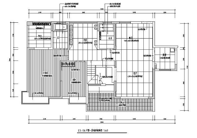 现代风格复式别墅设计施工图（附效果图）-1