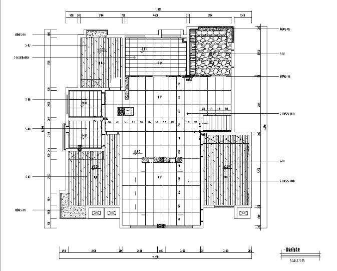 北京某别墅室内装修设计施工图及效果图-1