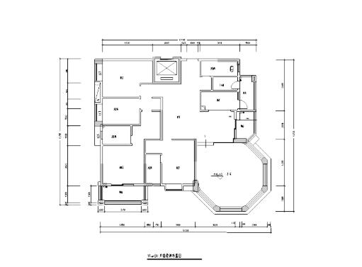 广州欧式风格景观园别墅室内设计施工图-1