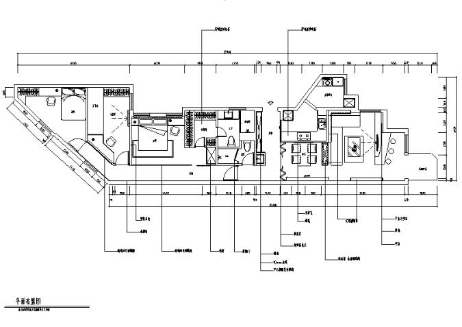 高级灰现代简约风住宅设计施工图（附效果图）-1
