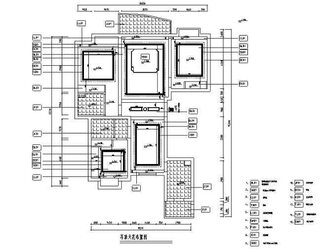 欧式风格三居室住宅设计施工图（附效果图+模型）-1