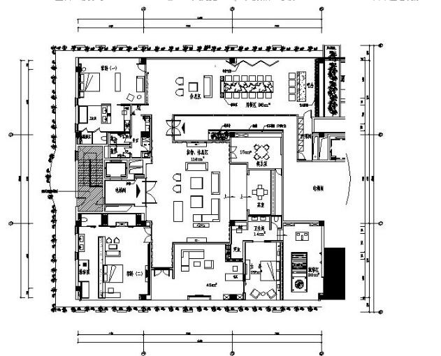 [江苏]水墨江南新中式风格套房施工图设计（附高清效果图...-1