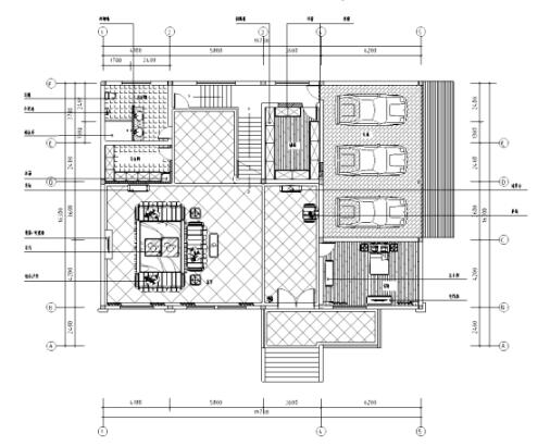 [四川]望江府邸欧式风格别墅室内装修施工图-1