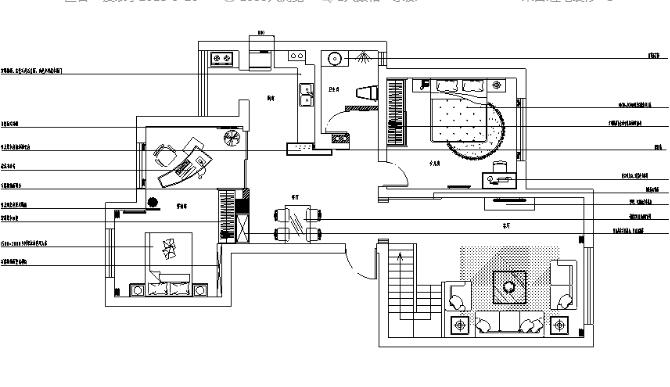 希腊爱琴海风格二层别墅设计施工图（附效果图）-1