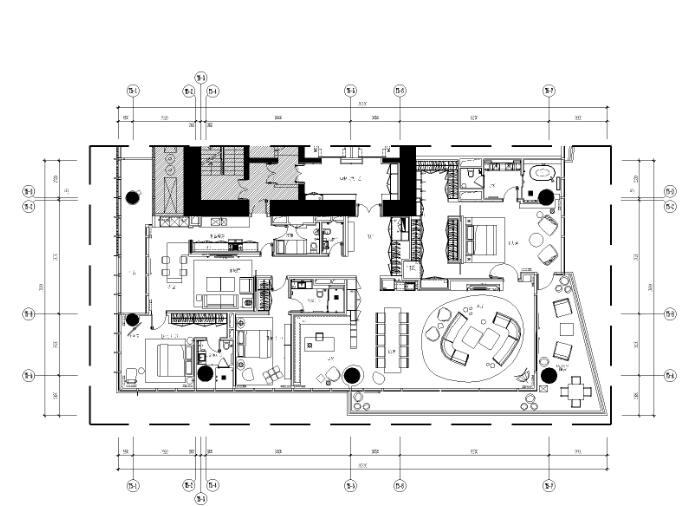 [深圳]深圳湾壹号现代中式风格住宅完整施工图+完工实景...-1