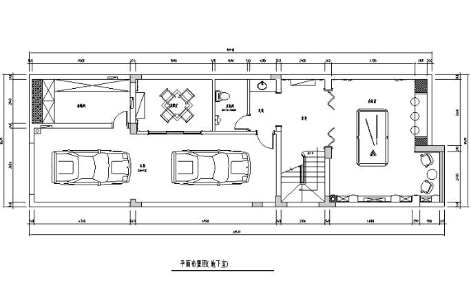 黑白新古典风格400平米联体别墅设计施工图（附效果图）-1