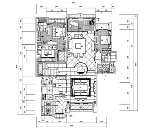 [北京]某住宅装修B1复式户型施工图-1