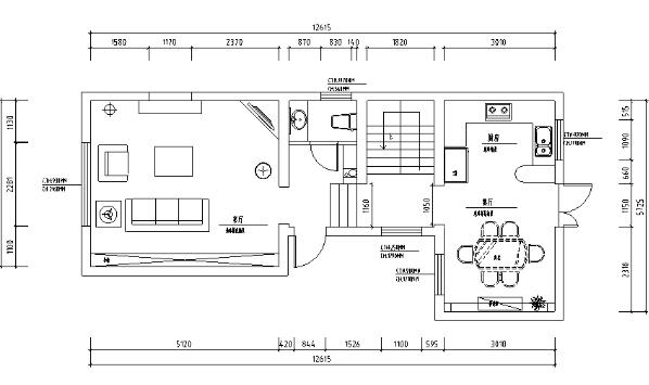 [江苏]现代欧式风格山庄别墅设计施工图（附效果图+pdf）-1