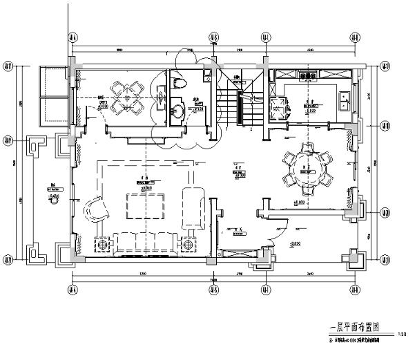 浪漫满屋|法式新贵住宅设计施工图（附效果图）-1