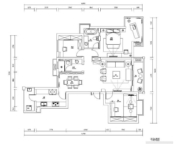 [江苏]常熟世茂三期现代简约风格现代简约室内施工图设计...-1