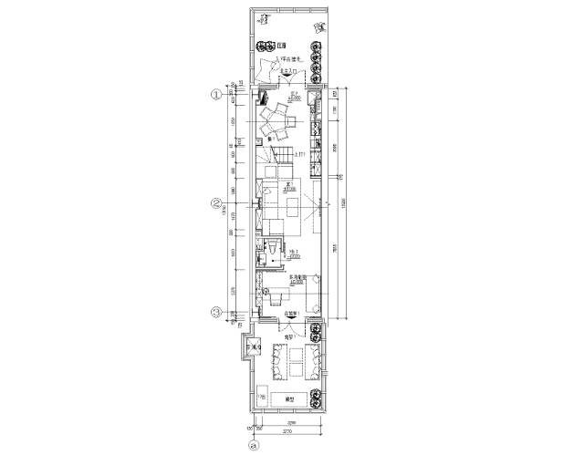 [北京]大兴万科天地8.4米挑高样板间CAD全套施工图+设计...-1