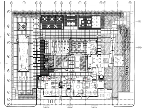 [美国]HBA-洛杉矶Hope街高档公寓楼深化方案+PDF施工图+...-1