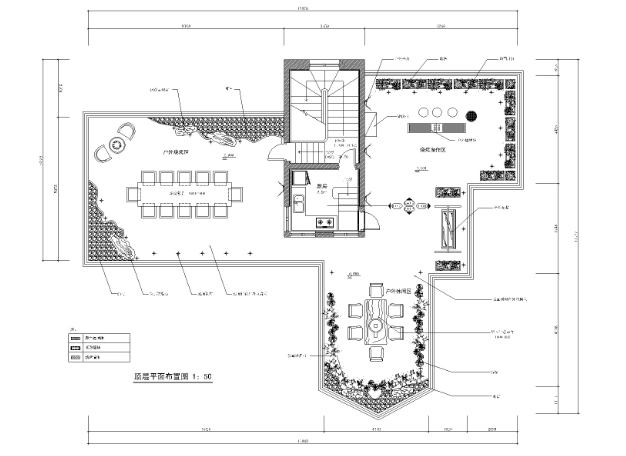 [河北]沈钧儒故居-3三层别墅室内装修CAD-1