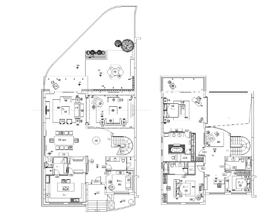 [上海]梁志天_东方曼克顿A1型样板房施工图-1