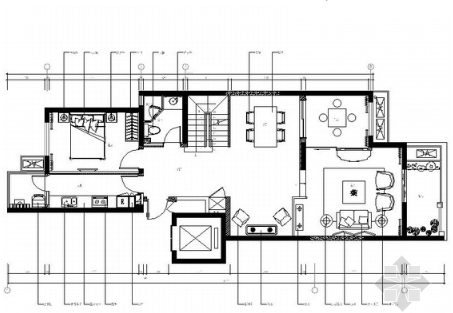 [西安]别致中式风格三层别墅样板间室内装修图（含实景）-1