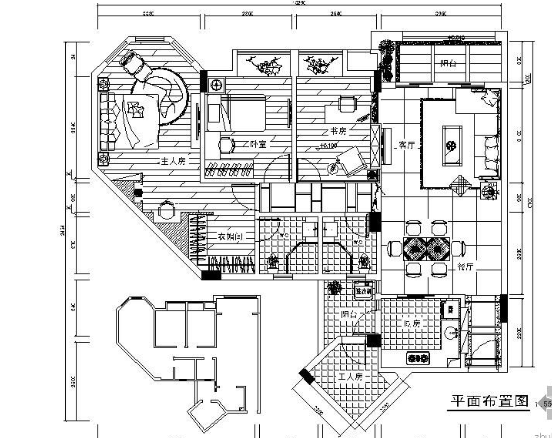 [香港]某三居室施工图-1