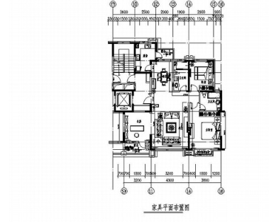 [北京]简约不简单现代私宅家装施工图-1