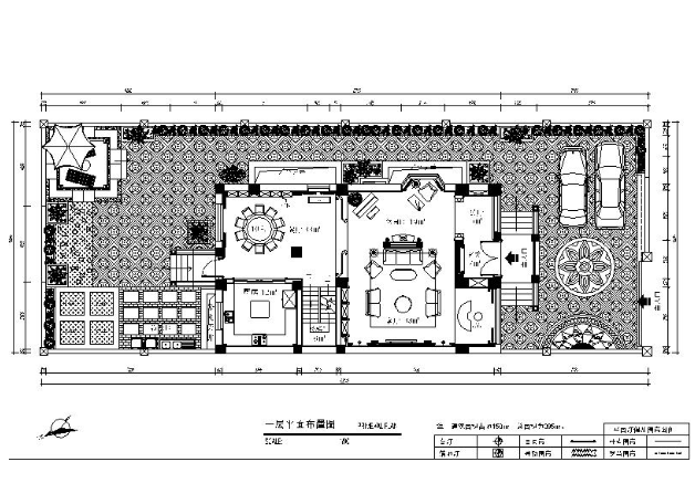 [安徽]精装欧式住宅室内设计施工图（含效果图）-1