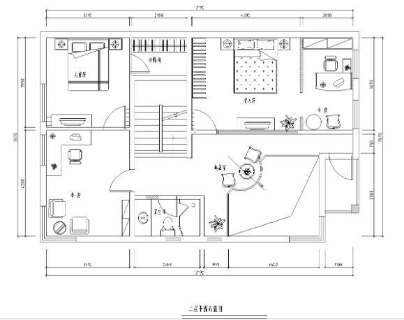 [广东]某高档三层别墅施工图及效果图-1