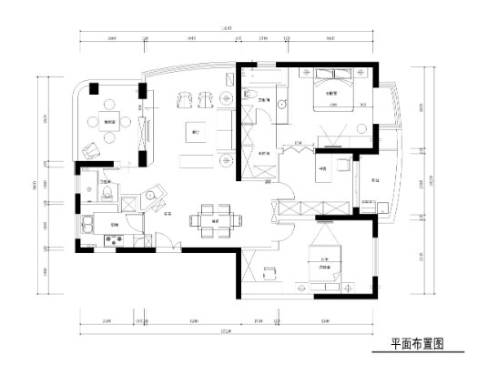 [江苏]苏州衡泰静逸样板间CAD施工图+实景图-1