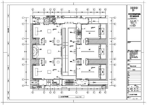 韩美林艺术馆室内设计施工图-1
