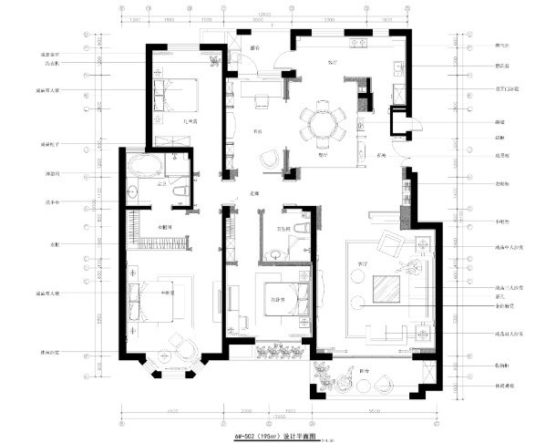 [山东]泰安国山豪华大宅设计施工图+实景图-1