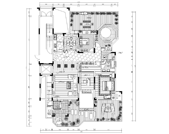 ​[深圳]金众葛·兰溪谷东南亚样板房施工图-1