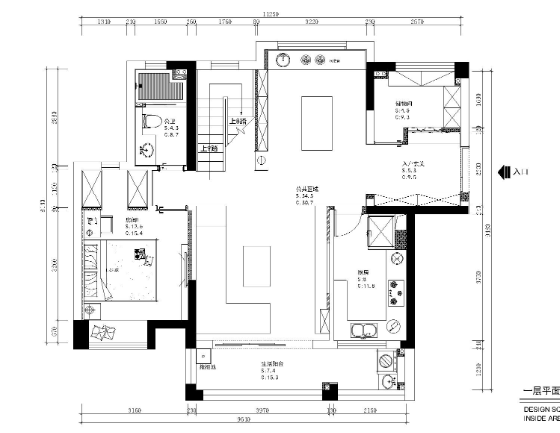 现代风格217㎡名门世家住宅施工图+实景-1