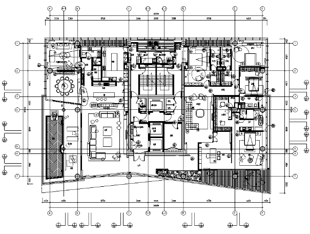 深圳湾1号三居室住宅设计施工图（附效果图）-1