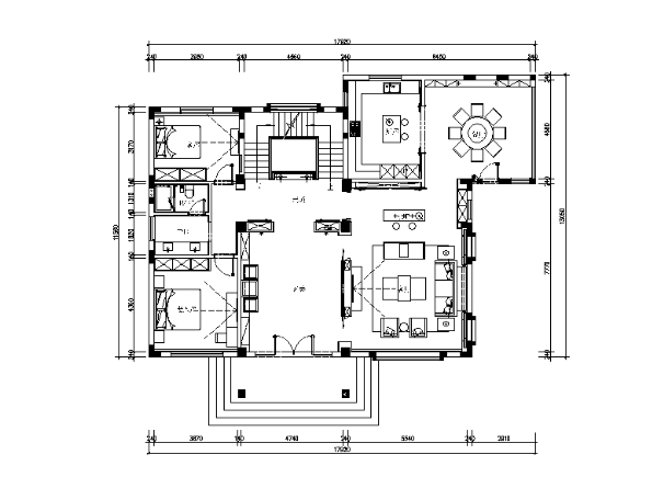 新作！新中式别墅设计CAD施工图（含实景图）-1