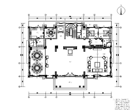 新中式奢华别墅装修设计施工图（含效果图）-1